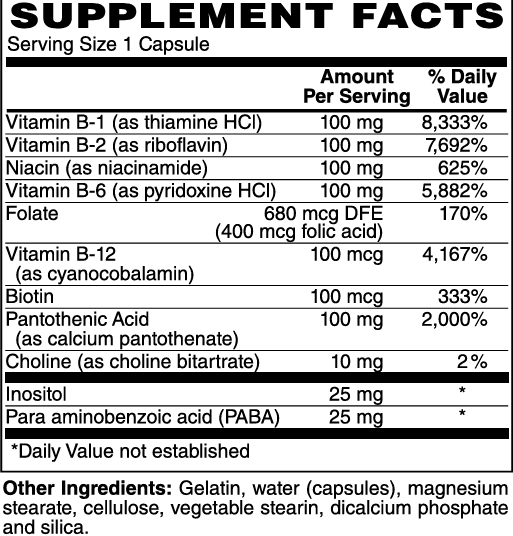 B-Complex 100 Capsules #100
