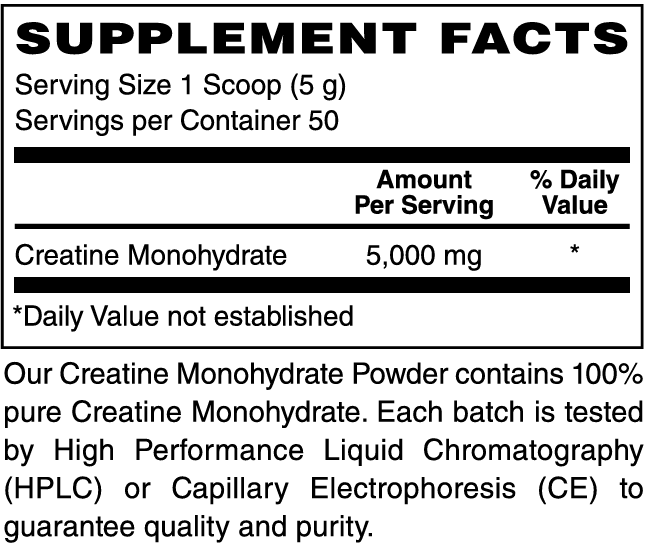 Creatine Monohydrate Powder