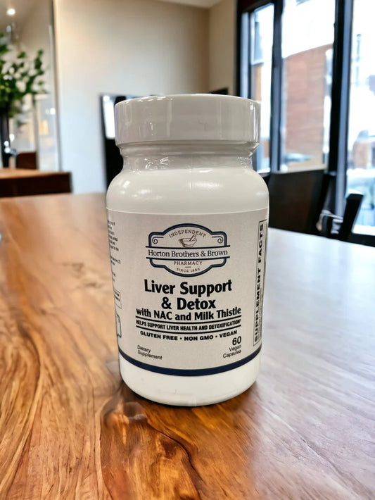 Liver Support & Detox with NAC and Milk Thistle Capsules #60