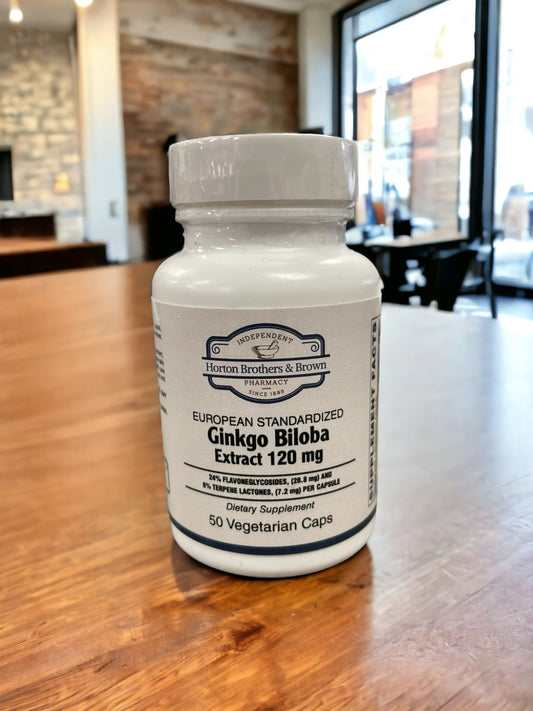 Ginkgo Biloba Extract 120mg Capsules #50