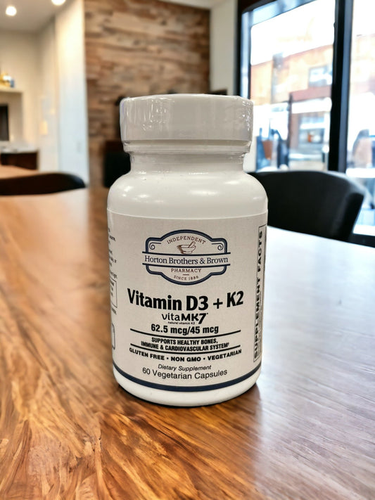 Vitamin D3 + K2 62.5/45mcg Capsules #60