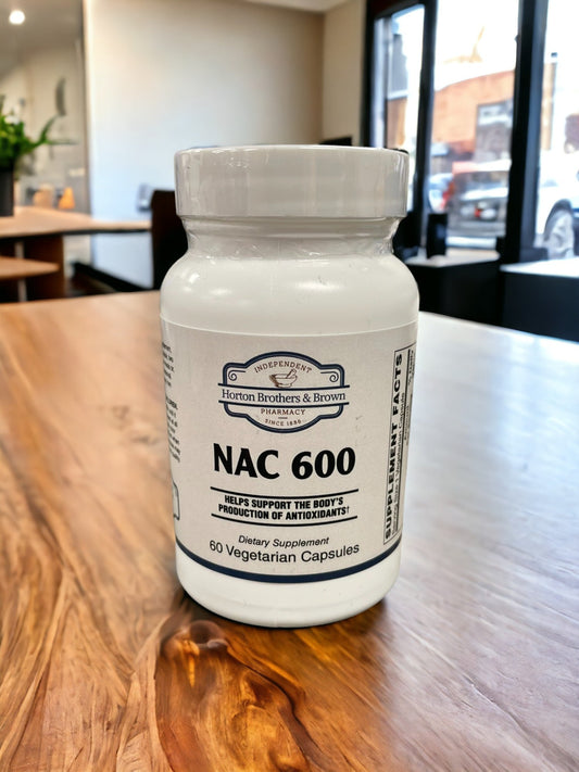 N-Acetyl Cysteine (NAC) 600mg Capsules #60